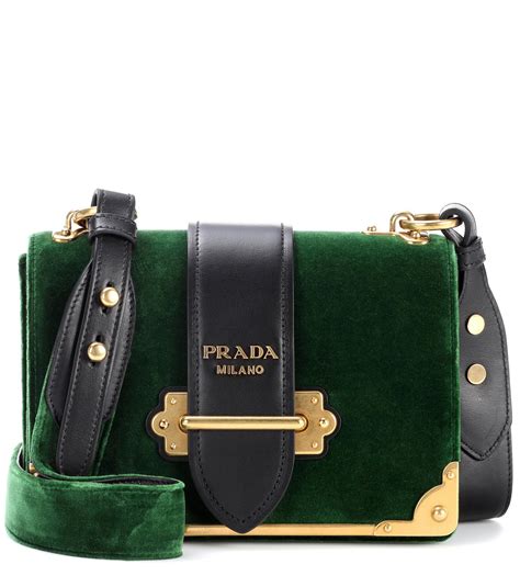 prada cahier green bag|Prada cahier bag embroidered.